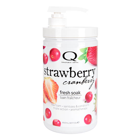 QTICA Strawberry Cranberry Triple Action Fresh Soak 990ml
